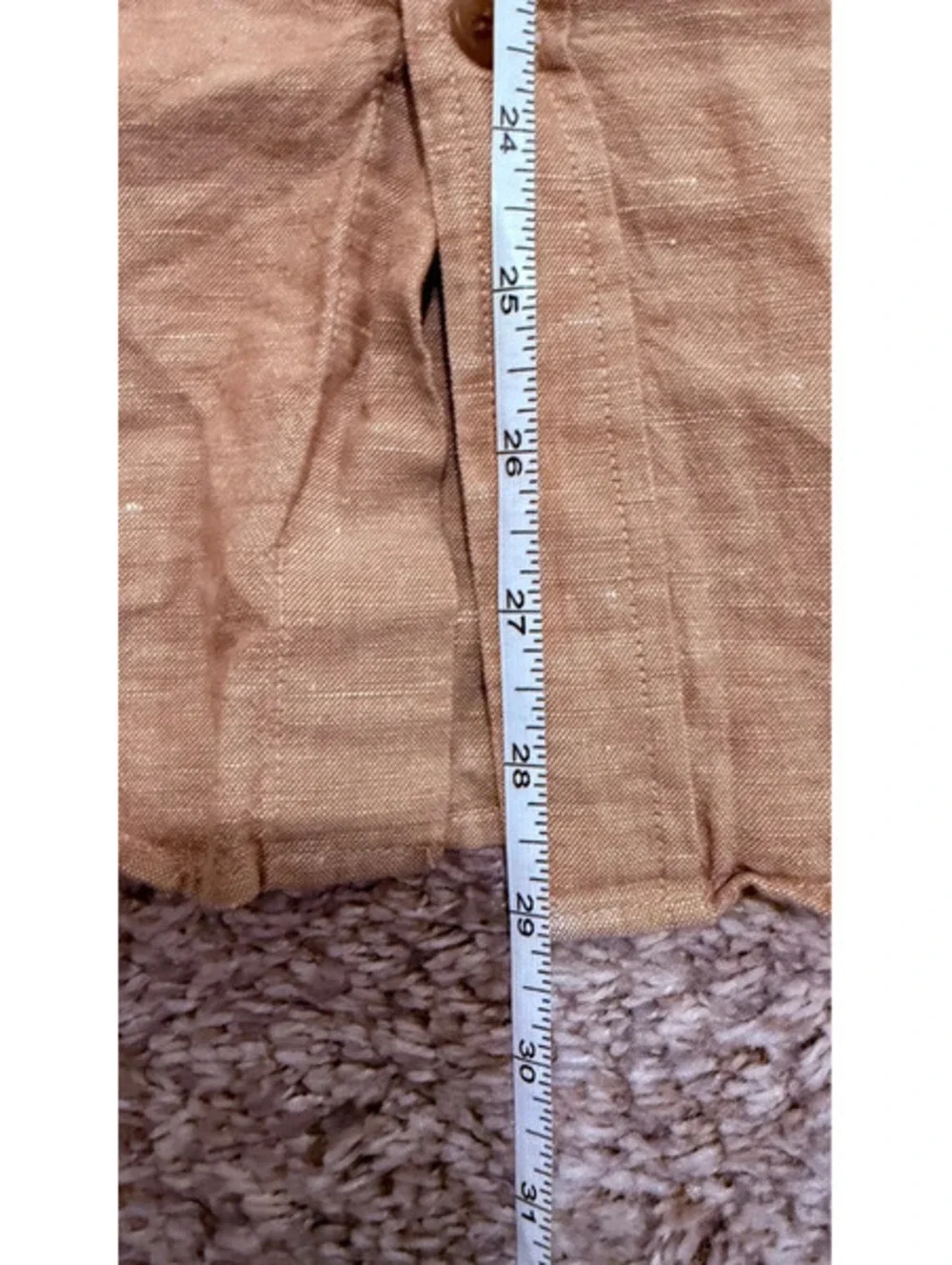 Banana Republic Linen Shirt Lot 7 L Slim 3 NWT